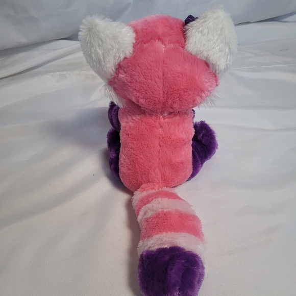 Wild Republic Sweet & Sassy Pink/Purple Red Panda Plush Stuffed Animal Toy - Picture 5 of 11